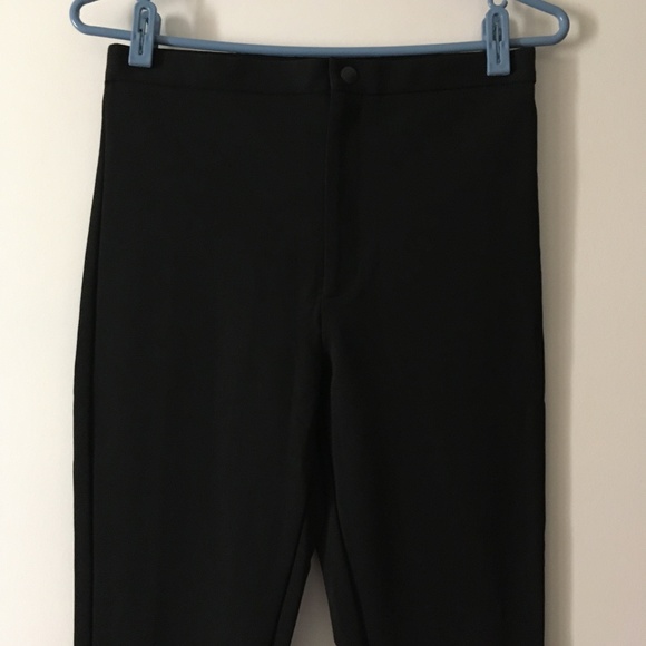New WARDROBE.NYC Black High Rise Ankle Side Zip Leggings L - Picture 5 of 9